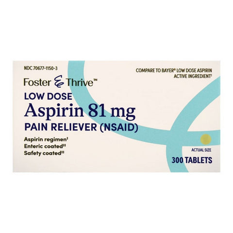 Low Dose Aspirin 300 Tabs by Foster And Thrive