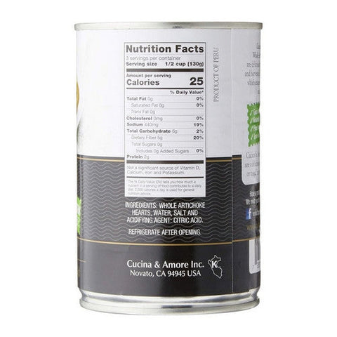 Cucina & Amore, Artichokes Whole In Brine, 14 Oz (Case Of 6) Cucina & Amore
