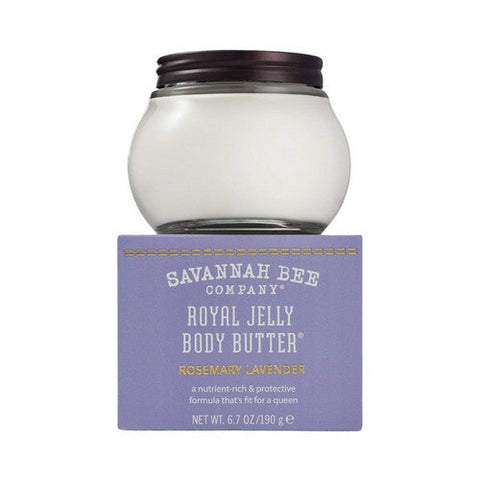 Savannah Bee Co, Royal Jelly Body Butter Rosemary Lavender, 6.7 Oz Savannah Bee Co