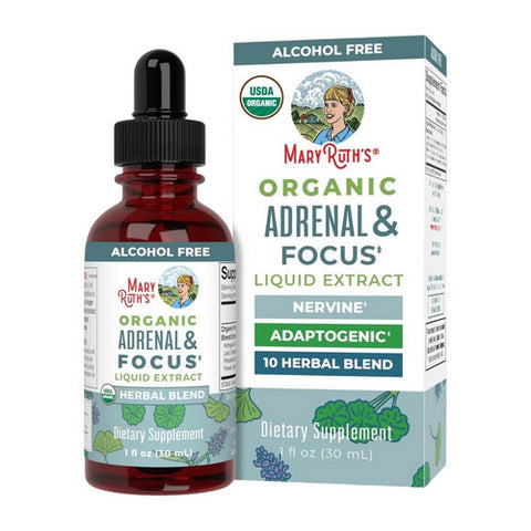 Organic Adrenal & Focus Liquid Extract 1 Oz by MaryRuth's