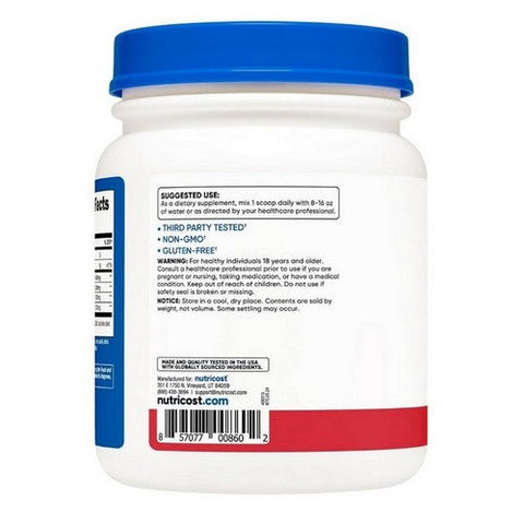 Nutricost, BCAA Powder Strawberry Kiwi, 90 Servings Nutricost