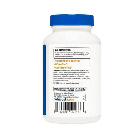 Nutricost, Ashwagandha Root Extract, 600 Mg, 120 Count Nutricost