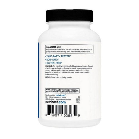 Nutricost, Performance Hmb, 1000 Mg, 120 Count Nutricost