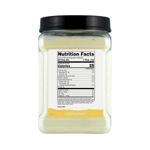 Nutricost, Pantry White Cheddar Cheese Powder, 2.53 Lbs Nutricost