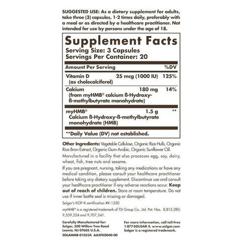 Solgar, Age Defying Nutrition Muscle Maintenance, 60 Caps