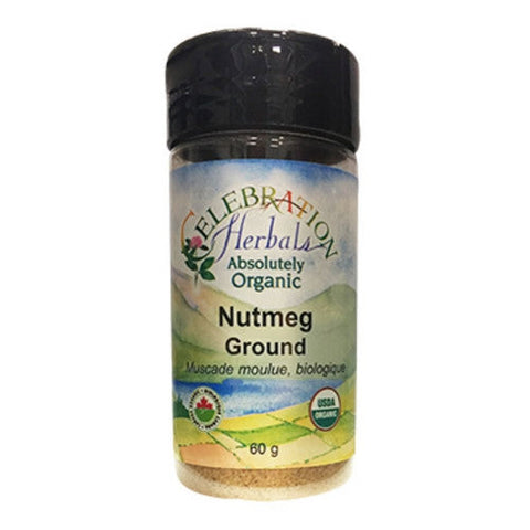 Celebration Herbals, Organic Nutmeg Ground, 60 Grams Celebration Herbals