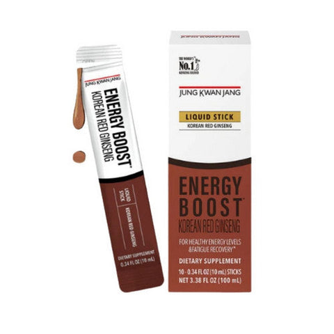 JungKwanJang, Everytime Energy Boost Korean Red Ginseng And Honey, 10 Packets JungKwanJang