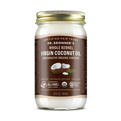 Whole Kernel Coconut Oil 14 Oz by Dr.Bronner's