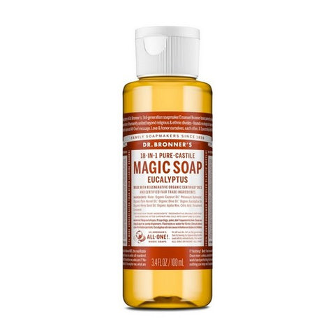18-In-1 Pure Castile Magic Soap Eucalyptus 3.4 Oz by Dr.Bronner's