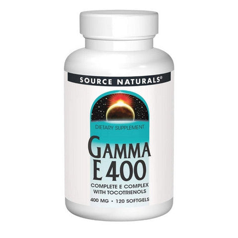 Source Naturals, Gamma E 400 Complex, 120 Softgels Source Naturals