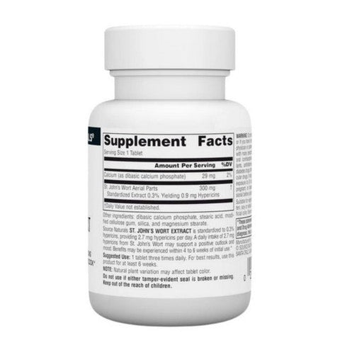 Source Naturals, St. John's Wort, 300 MG, 60 Tabs Source Naturals