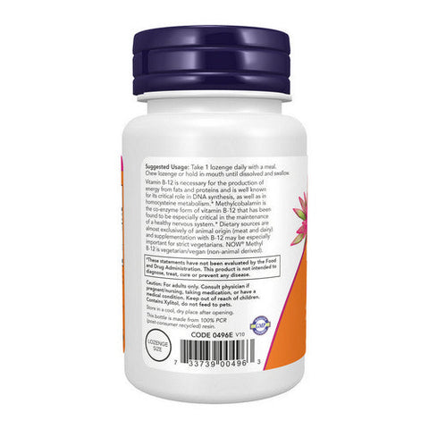 Now Foods, Methyl B-12, 5,000 Mcg, 60 Lozenges Now Foods