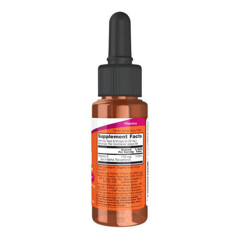 Now Foods, Vitamin E-Oil Vegetarian, 1 OZ