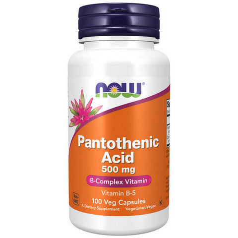 Now Foods, Pantothenic Acid, 500 mg, 100 Caps Now Foods