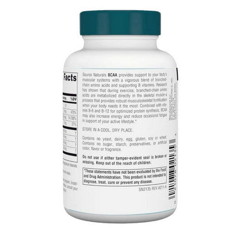 Source Naturals, Branched-Chain Amino Acids (BCAA), 60 Caps Source Naturals