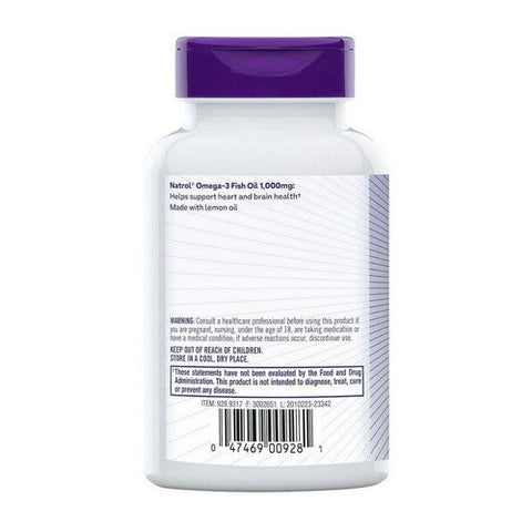 Natrol, Omega-3 Fish Oil, 1000 mg, 90 Softgels