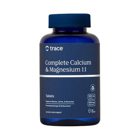 Trace Minerals, Complete Calcium & Magnesium, 1:1 120 Tabs Trace Minerals