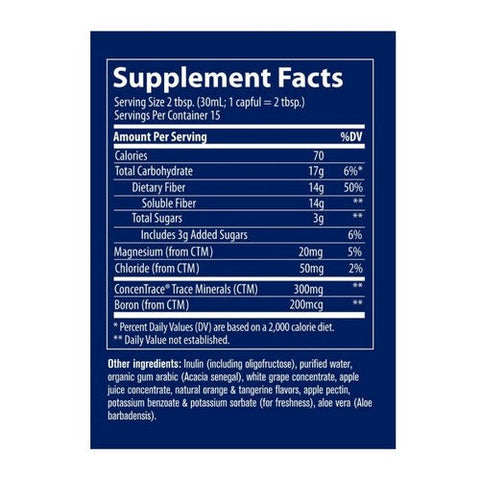 Trace Minerals, Fiber 14G Orange Tangerine, 15 oz