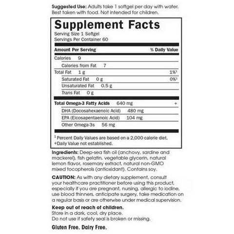 Minami Nutrition, Minami Prenatal, Lemon 60 softgel Minami Nutrition
