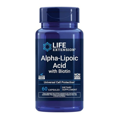 Life Extension, Super Alpha-Lipoic Acid, 250 mg, with Biotin 60 caps Life Extension