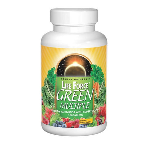 Life Force Green Multiple 180 tabs by Source Naturals