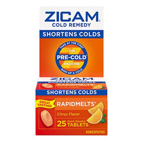 Zicam, Cold Remedy Rapidmelts Citrus, 25 Count Zicam
