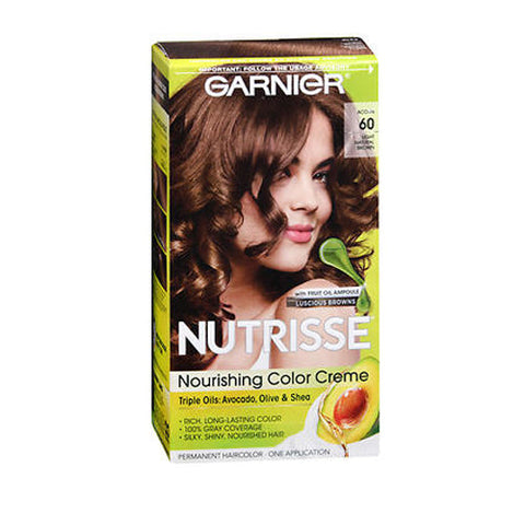 Nutrisse, Nutrisse Ultra Creme Nourishing Permanent Hair Color 60 Light Natural Brown, 1 Each Nutrisse