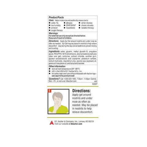 Ayr, Saline Nasal Gel, 0.5 Oz Ayr